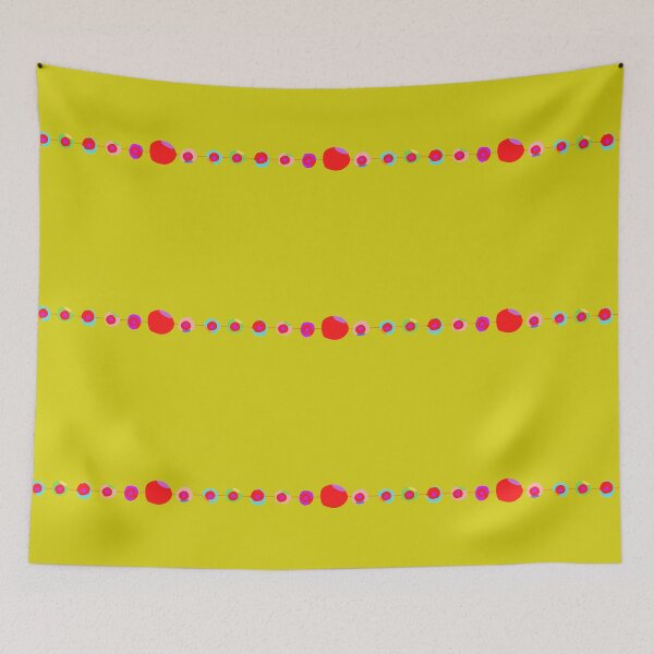 Item preview, MULTI-COLORED DOT CONFETTI (CITRON BACKGROUND) designed and sold by EllieMonroe.