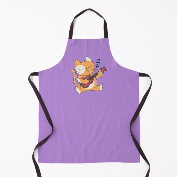 Item preview, Ukelele Cat designed and sold by Cute and Funny Animal Art Designs.