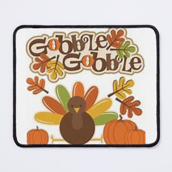 Item preview, Gobble Gobble Turkey Thanksgiving decor, stickers and apparel.     designed and sold by lduke47.