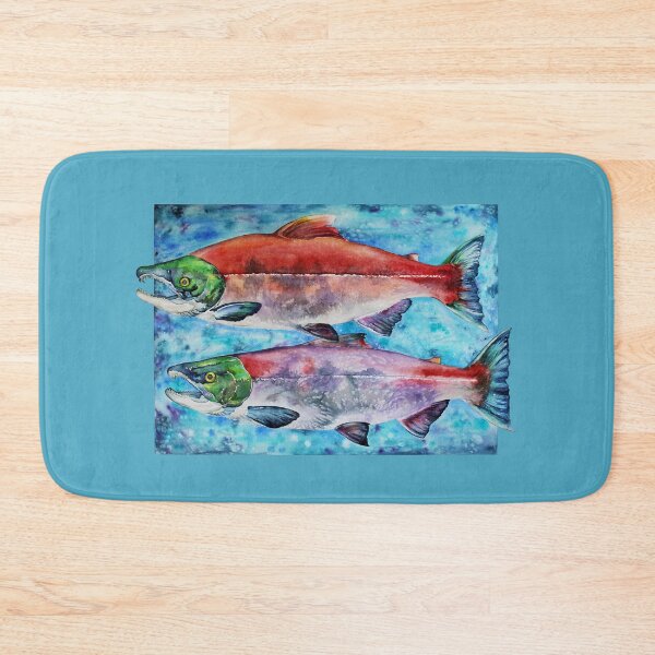 Item preview, Spawning Red Salmon designed and sold by AlaskaArtist.