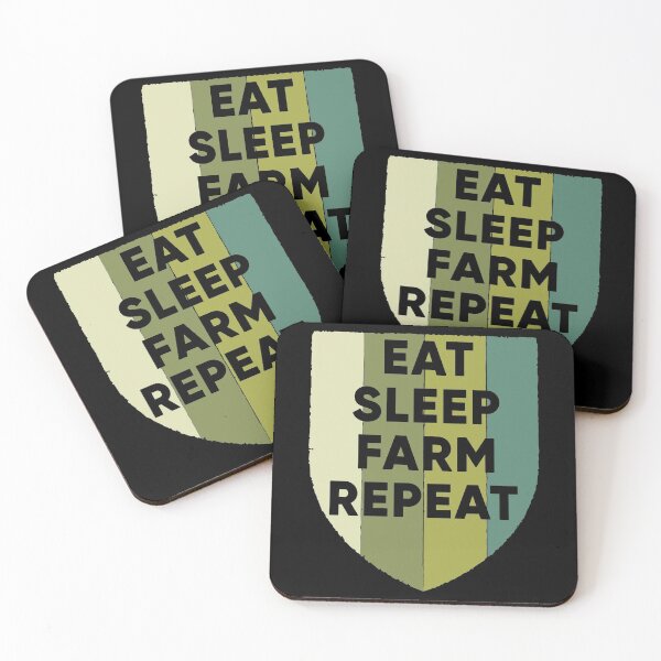 Item preview, Eat Sleep Farm Repeat designed and sold by FridPix.