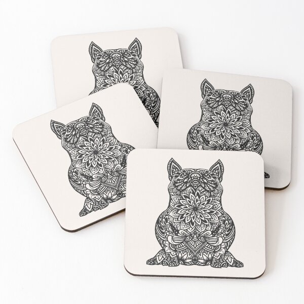 Item preview, Mandala Tattoo Frenchie designed and sold by Huebucket.