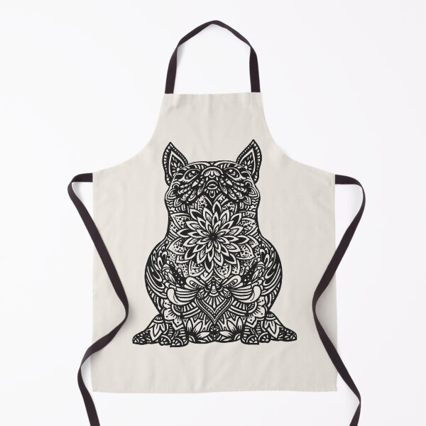 Item preview, Mandala Tattoo Frenchie designed and sold by Huebucket.