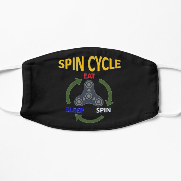 Spin Cycle Spinner Fidget Design   Flat Mask