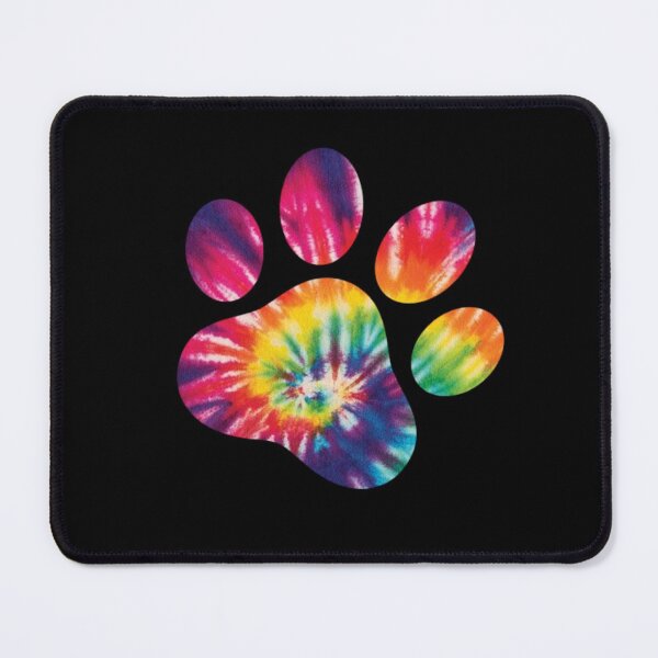 Item preview, Tie Dye Paw Print designed and sold by Sleepygirl2010.