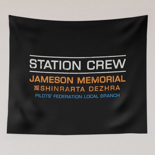 Item preview, ELITE DANGEROUS: STATION CREW JAMESON MEMORIAL designed and sold by Madjack Tees Kiwi SuperStore.