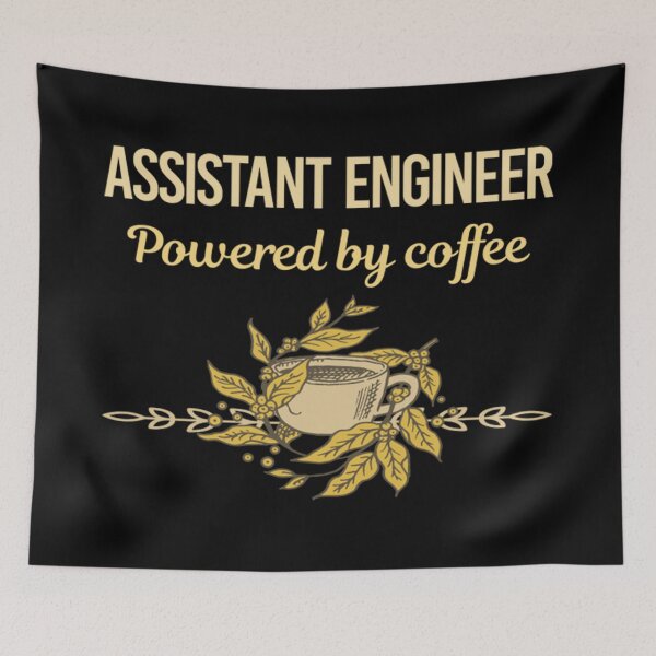 Item preview, Powered By Coffee Assistant Engineer  designed and sold by Ryanjame68.