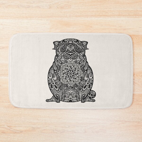 Item preview, Mandala Tattoo Pug designed and sold by Huebucket.
