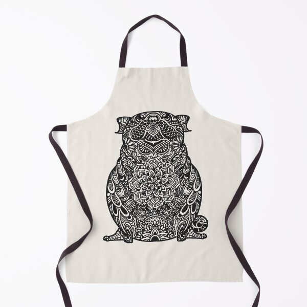 Item preview, Mandala Tattoo Pug designed and sold by Huebucket.