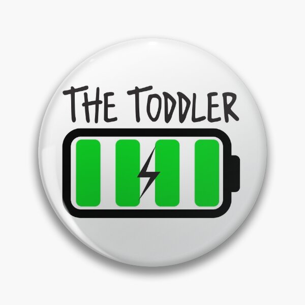 Item preview, The Toddler High Energy Funny Battery designed and sold by Midnight Sky Sundry.