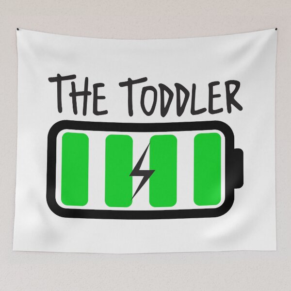 Item preview, The Toddler High Energy Funny Battery designed and sold by Midnight Sky Sundry.