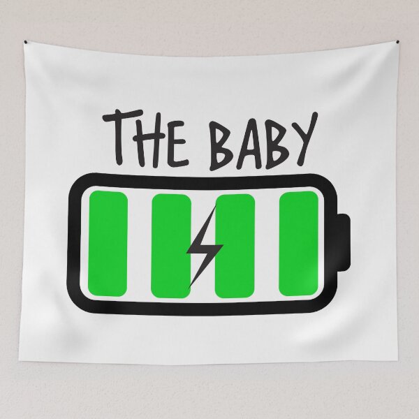 Item preview, The Baby High Energy Funny Battery designed and sold by Midnight Sky Sundry.