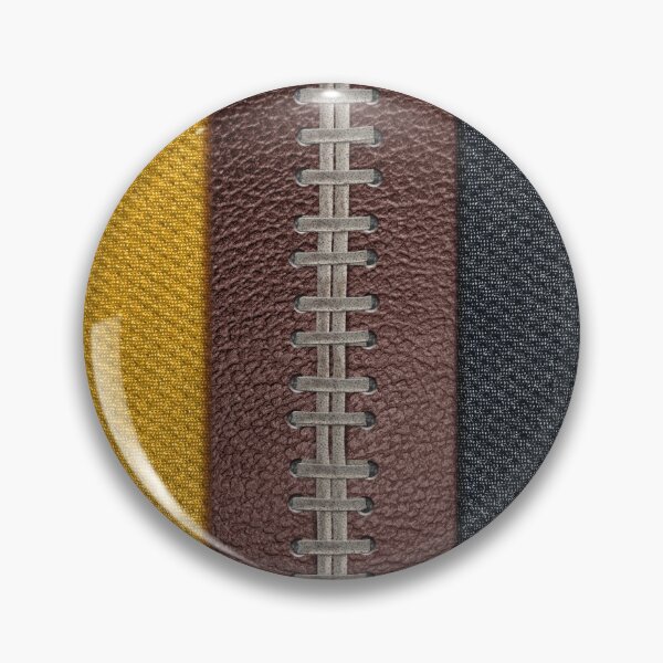 Artikelvorschau, Fußball Schwarz-Gelb Team Spirit Patch entworfen und verkauft von Michele Engling.