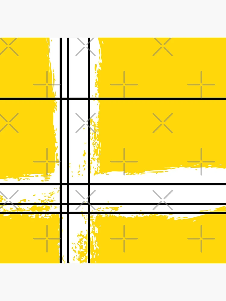Thumbnail 4 of 4, Clock, Yellow Pattern Design designed and sold by Dream Bloom Gallery.