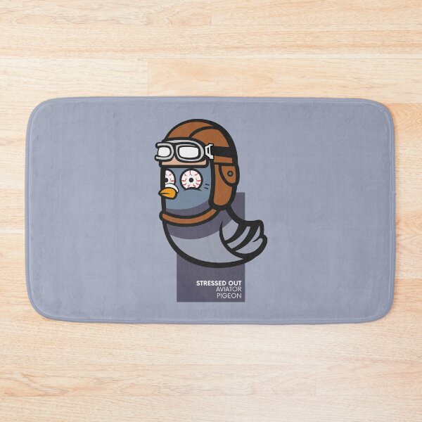 Item preview, Stressed Out Aviator Pigeon designed and sold by JOHNITEES.