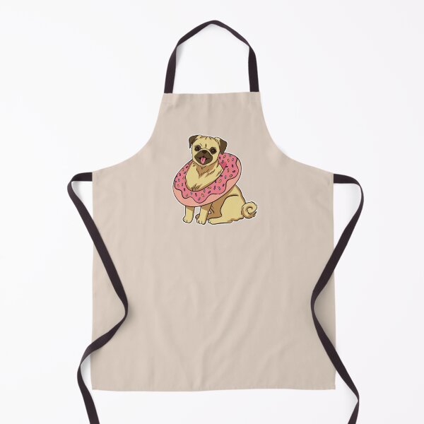 Item preview, Pug Donut Dog designed and sold by Cute and Funny Animal Art Designs.