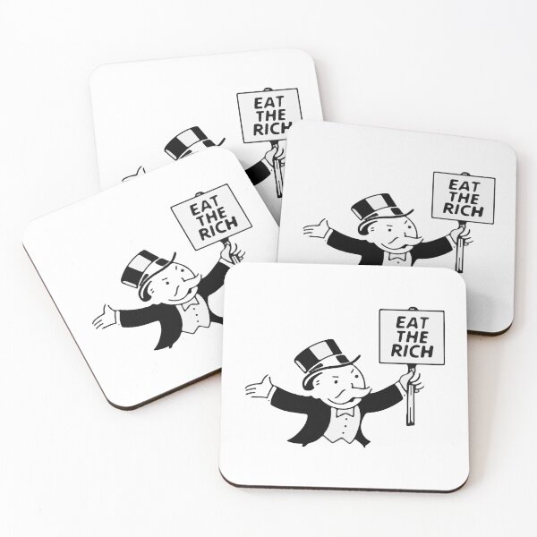 Item preview, eat the rich - monopoly style logo designed and sold by cameronbaba.
