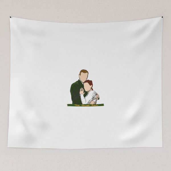 Item preview, The Quiet Man Silhouette Hug designed and sold by LouBelleKeppel.