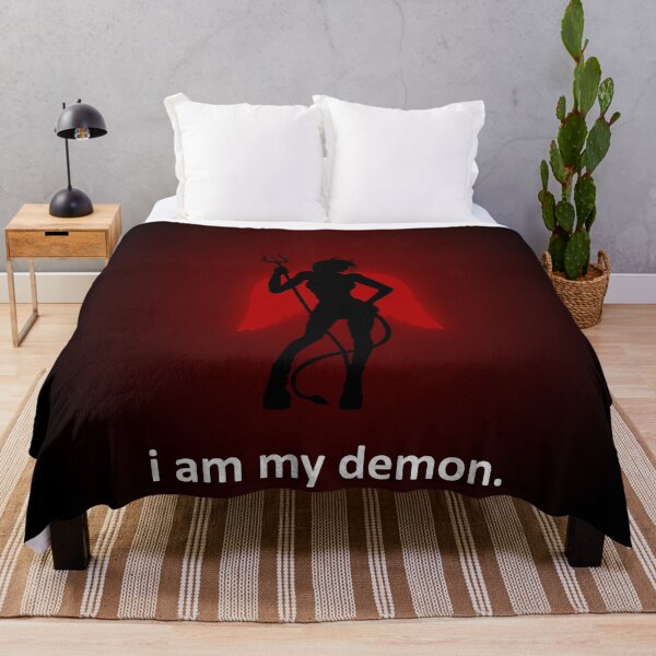 Item preview, I Am My Demon- Halloween Witch Demon Girl Devil Queen designed and sold by anjanaartz.