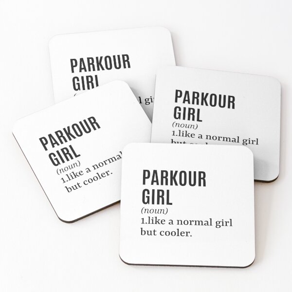 Item preview, Parkour Girl Funny Quote designed and sold by MountainD.