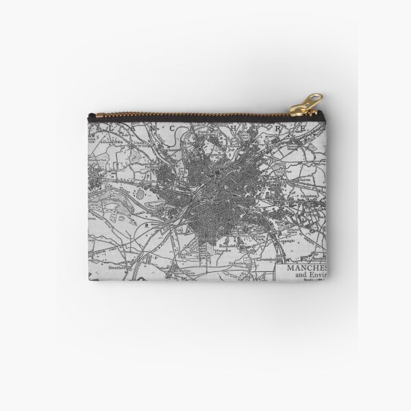 Item preview, Vintage Map of Manchester England (1911)  designed and sold by BravuraMedia.
