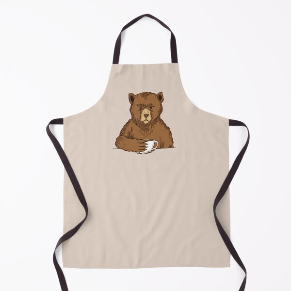 Item preview, Brown Bear Coffee Cappuccino designed and sold by Cute and Funny Animal Art Designs.