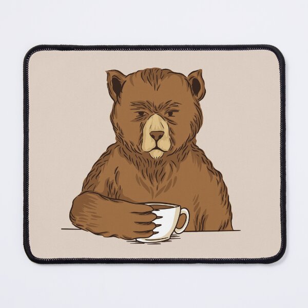 Item preview, Brown Bear Coffee Cappuccino designed and sold by Cute and Funny Animal Art Designs.