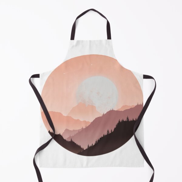 Item preview, Landscape moon and mountain designed and sold by pavelrmata.