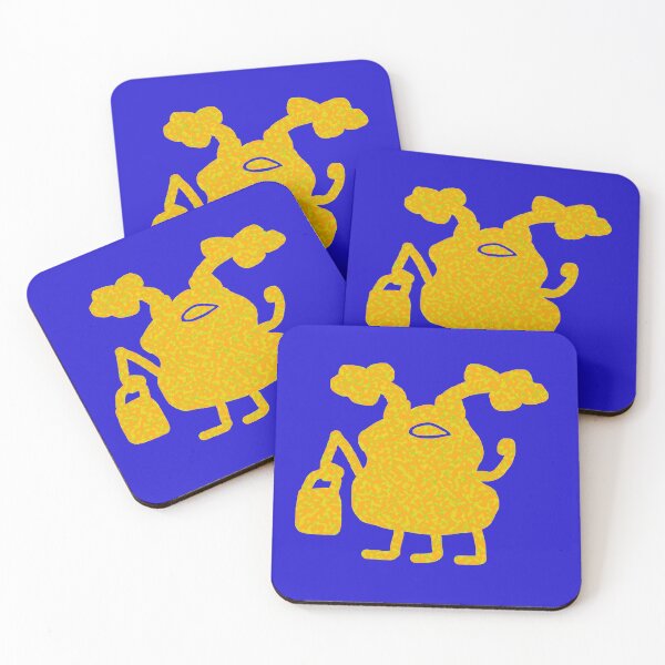Item preview, Abstract Pattern creature Yellow Adventure Shopping Calls designed and sold by AraljanFusion.