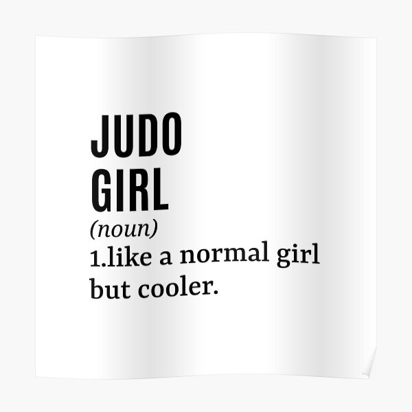 judo Definition print judo Definition poster