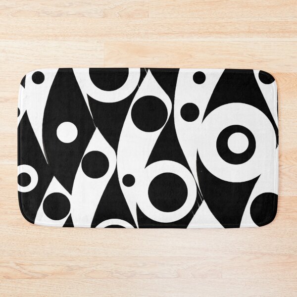Item preview, BLACK AND WHITE RETRO ABSTRACT  designed and sold by EllieMonroe.