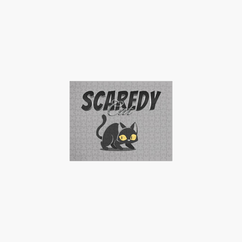 Scaredy Cat Jigsaw Puzzle for Sale by SabodaClothing