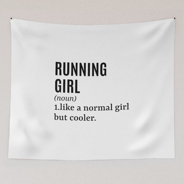 Item preview, Running Girl - Runner Funny Quote designed and sold by MountainD.