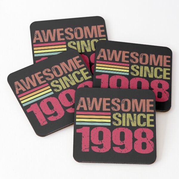 Item preview, Awesome Since 1998 Retro Vintage 23rd Birthday Gift designed and sold by designbychow.