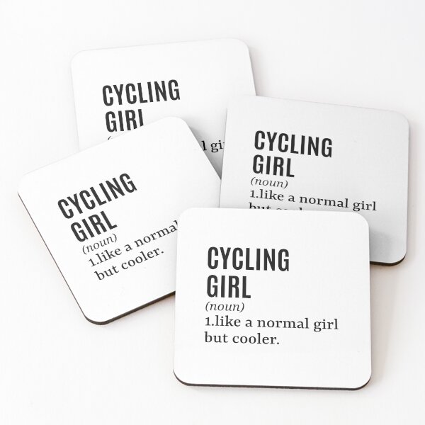 Item preview, Cycling Girl - Cyclist Funny Quote designed and sold by MountainD.