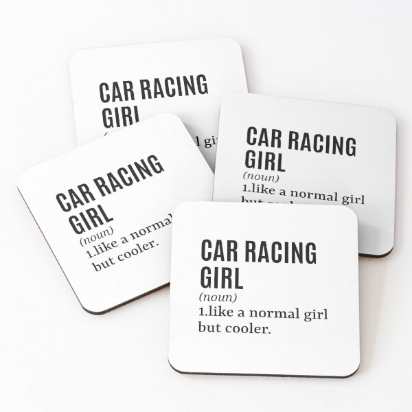 Item preview, Car Racing Girl - Car Racer Funny Quote designed and sold by MountainD.