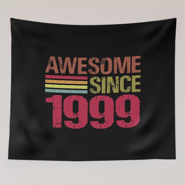 Item preview, Awesome Since 1999 Retro Vintage 22nd Birthday Gift designed and sold by designbychow.
