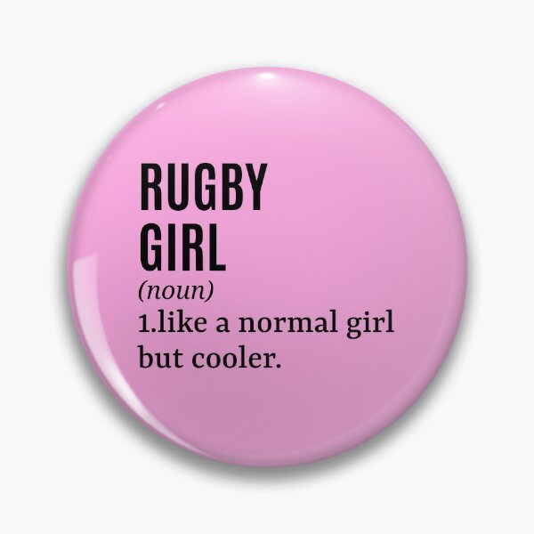 Item preview, Rugby Girl - Rugby Player Funny Quote designed and sold by MountainD.