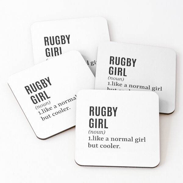 Item preview, Rugby Girl - Rugby Player Funny Quote designed and sold by MountainD.