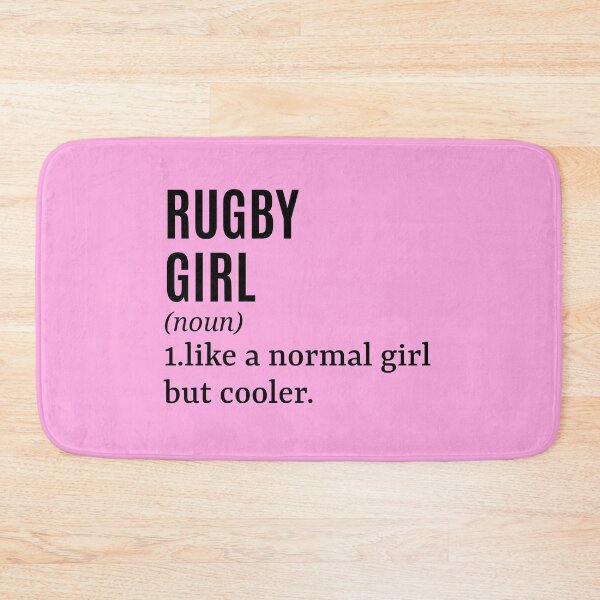 Item preview, Rugby Girl - Rugby Player Funny Quote designed and sold by MountainD.