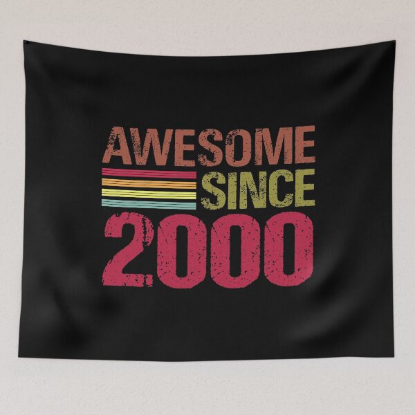 Item preview, Awesome Since 2000 Retro Vintage 21st Birthday Gift designed and sold by designbychow.