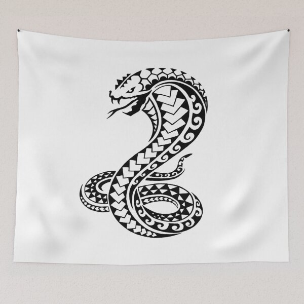 Item preview, Hand drawn tribal snake designed and sold by attracdionz.