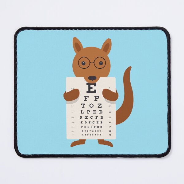 Item preview, Eye Doctor Optician Kangaroo designed and sold by Cute and Funny Animal Art Designs.