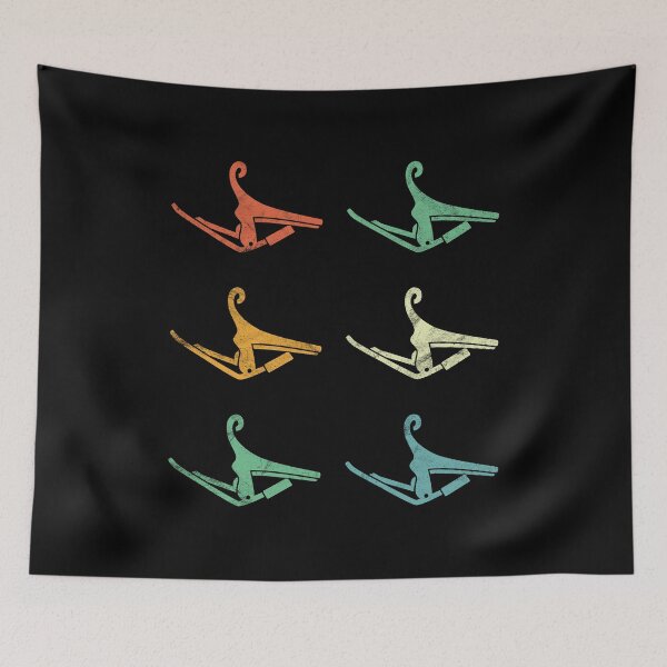 Item preview, Guitar Capo Retro Theme designed and sold by nightsworthy.