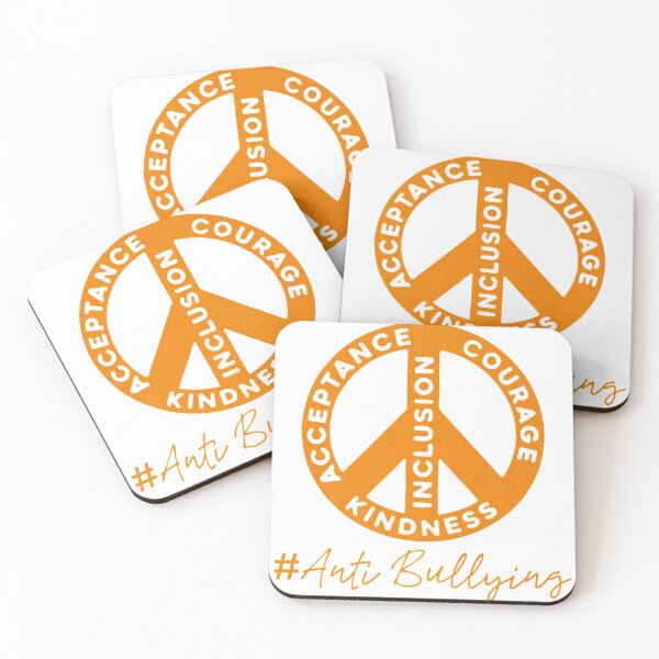Item preview, Unity Day Orange Kids 2021 Anti Bullying Peace Sign designed and sold by MikkiVEvans.