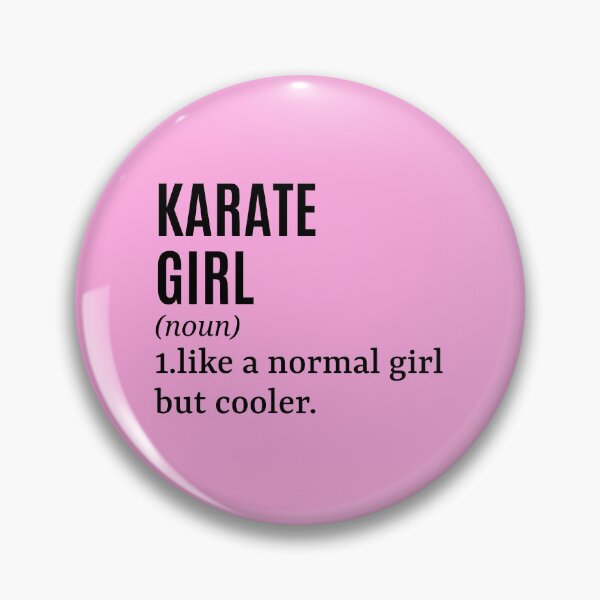 Item preview, Karate Girl Funny Quote designed and sold by MountainD.