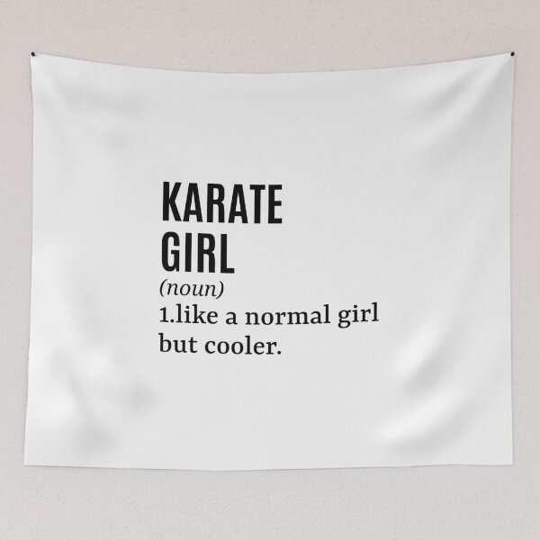 Item preview, Karate Girl Funny Quote designed and sold by MountainD.