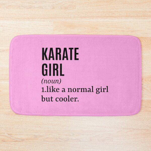 Item preview, Karate Girl Funny Quote designed and sold by MountainD.