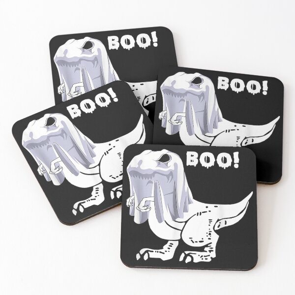 Item preview, Ghost Dinosaur T rex Funny Boo Halloween designed and sold by ToddJJJ.