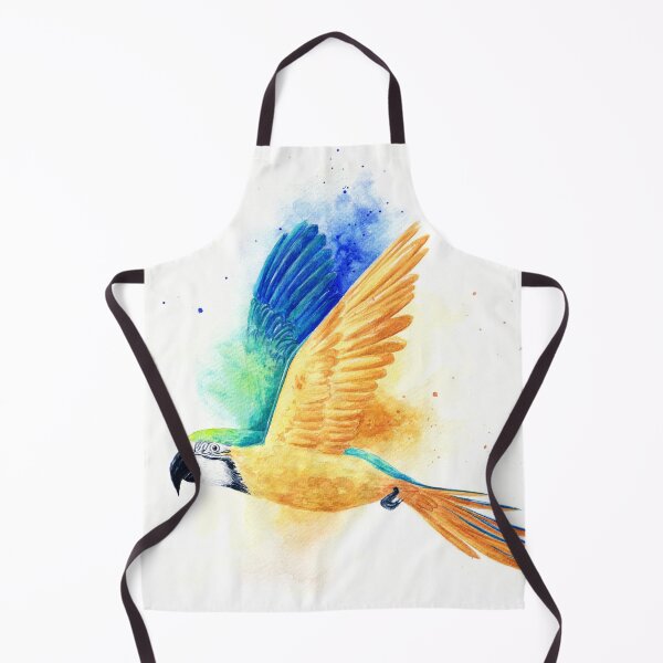 Item preview, watercolor blue parrot designed and sold by J sora.